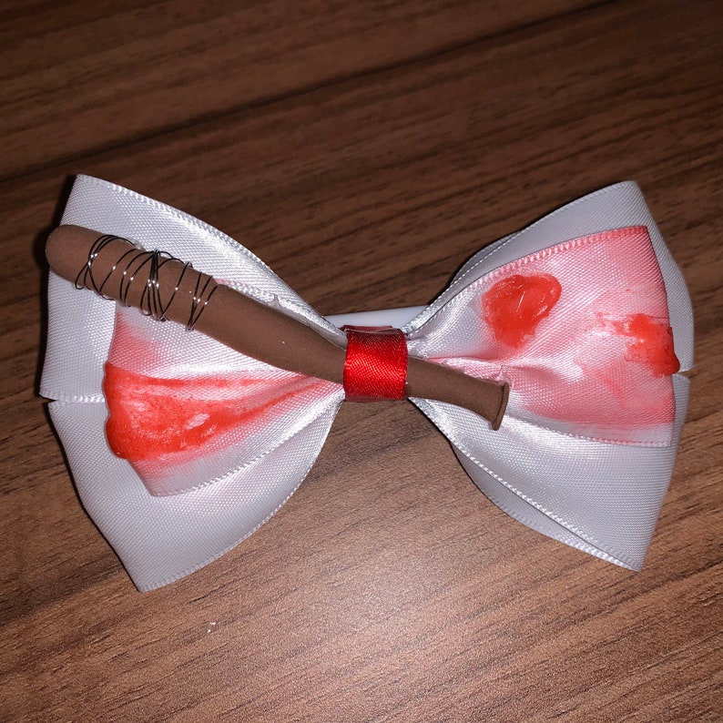 Cosplay Halloween Gift The Walking Dead inspired Hair BowBow Tie