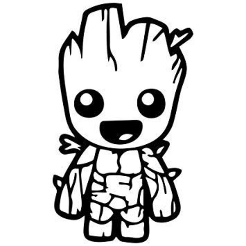 Download Baby GROOT Decal Car Sticker Guardians of the Galaxy | Etsy