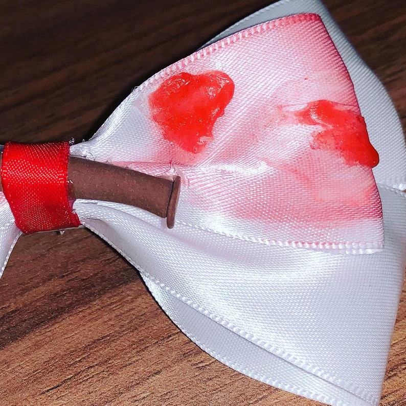 Cosplay Halloween Gift The Walking Dead inspired Hair BowBow Tie