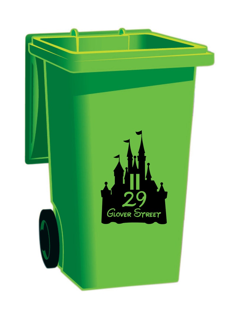 address custom number wheelie bin stencil personalised