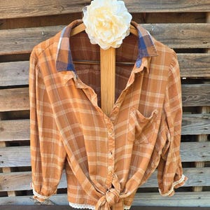 Upcycled Women&#39;s Denim Jacket, Distressed Denim Jean Jacket