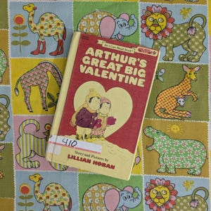 Arthur&#39;s Great Big Valentine | An I Can Read Book | Lillian Hoban | Harper Trophy | Vintage Children&#39;s Book