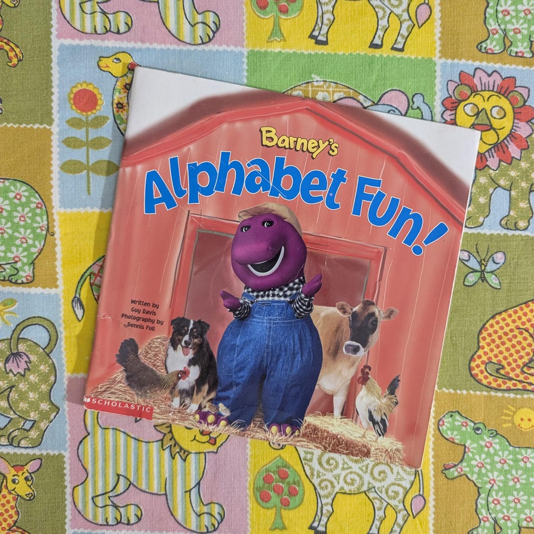Barney's Alphabet Fun | the Big Purple Dinosaur | Scholastic | Vintage ...