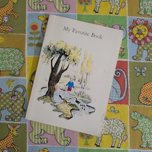 Mon livre préféré | livre de poésie pour enfants vintage | Gastonia Caroline du Nord