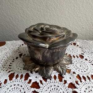 Godinger Silver Jewelry Box With Roses - Etsy