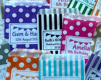 Personalised Candy Sweet Bags