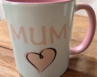 Mother’s Day Mug | Gifts for Mum | Coffee Mug | Mum Love Heart | Birthday Gift