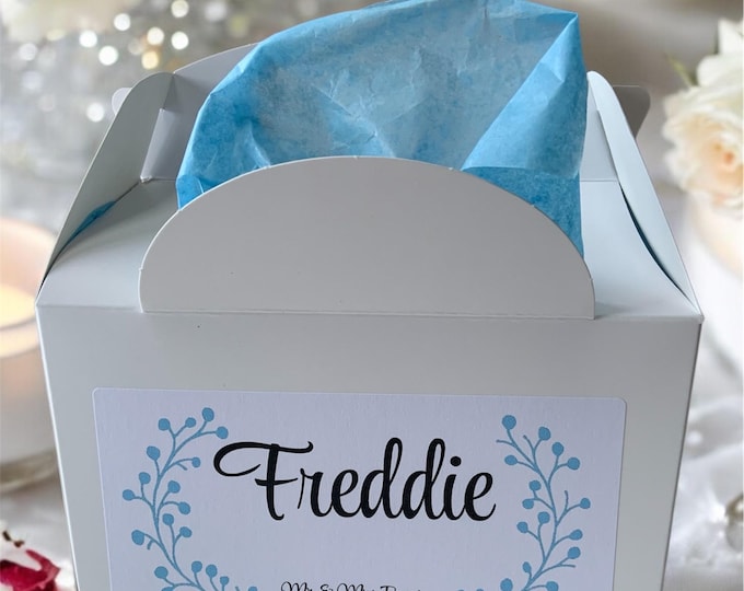 Personalised Children's Wedding Activity Box - with activity pack & sweets