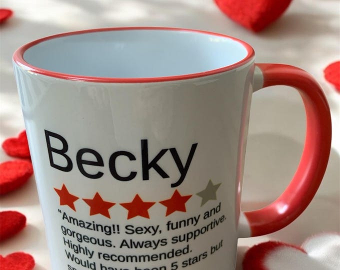 Personalised Valentine's Day Mug | Boyfriend Girlfriend Birthday Mug | Valentines Day Gift