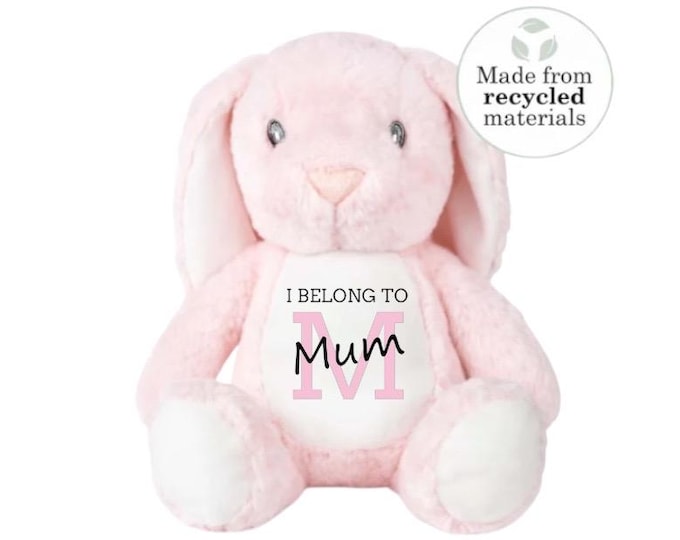 Mothers Day Gift Easter Bunny Rabbit Plushie | Birthday Gift for Mum