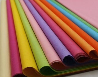 Tissue Paper - 500mm x 750mm - Acid Free - Multiple Colours