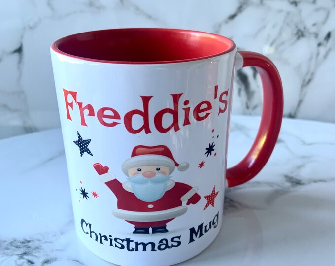 Personalised Christmas Mug | Hot Chocolate Mug | Christmas Stocking Filler | Secret Santa | Christmas Eve Box Gift