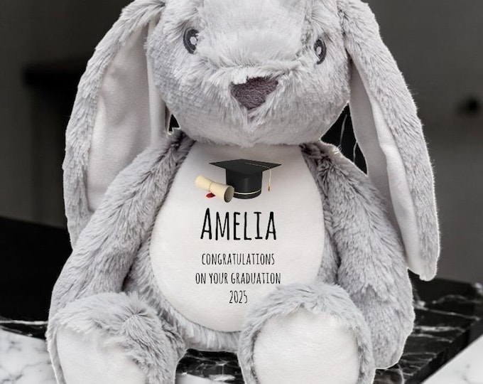 Personalised Graduation Teddy | Graduate Soft Toy Gift | Leavers Present
