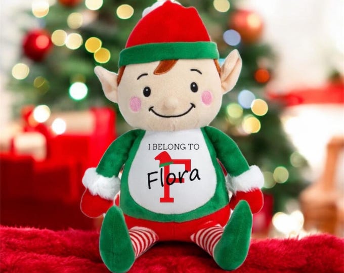 Personalised Christmas Elf | Naughty Elf Soft Toy | Elf Plushie | Suitable For All Ages