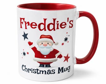 Personalised Christmas Mug | Hot Chocolate Mug | Christmas Stocking Filler | Secret Santa | Christmas Eve Box Gift