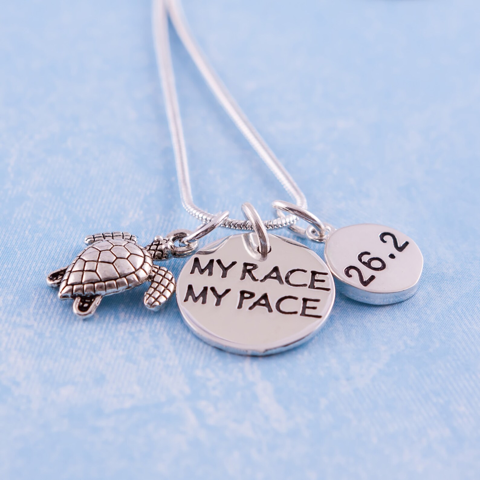 My Race My Pace Running Distance Charm Trios 925 Sterling Silver - Pick ...