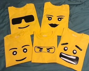 Camisas familiares Legoland personalizadas, camisas inspiradas en tierras Lego a juego, camisas de vacaciones familiares