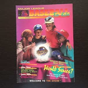 Original MLB Baseball for Kids Herbst 1995 Souvenir Sammler Magazin Wahrsagerin zur World Serie