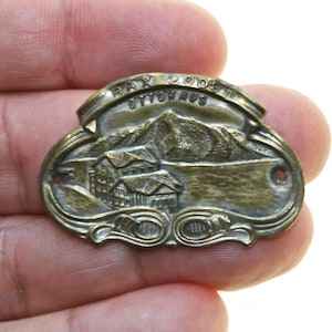 Vintage Miniature Art of Rax 2009m Ottohaus Stocknagel Walking Stick Badge -LotOO