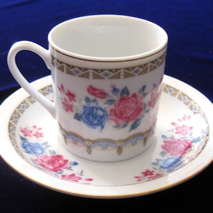 Set of 24 Pcs. Tea or Coffee Cup and Saucer White Porcelain Made in China -C12