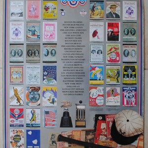 MLB World Series American & National Leagues Fall Classics Depicting The Official Program Covers