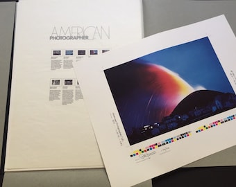 Limited Edition of 500 Original Collection of Nine American Photographer magazine Printer/Artist Proofs Signed, Dated and Numbered