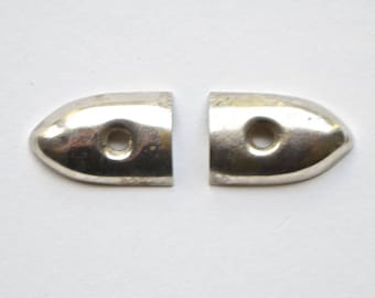 Original Chrome Convertible Top Back Exterior Finishing Clips for Jaguar XKE Series 1 & 2. Original equipment manufacturer (OEM)