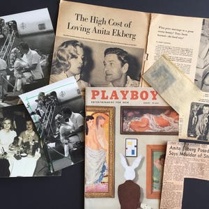 Anita Ekberg Original Collection of Photographs, Negatives, Magazine and Newspaper Articles/Clippings