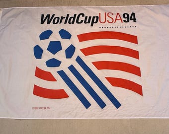 Rare Original Vintage Unique Collectible of the Official FIFA World Cup USA1994 Venue Oversize Banner