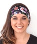 Sugar Skulls | Black w/ Bright Colors | Fitness headband | Yoga headband | Workout headband | Running headband | Buy Any 4, Get 1 FREE!