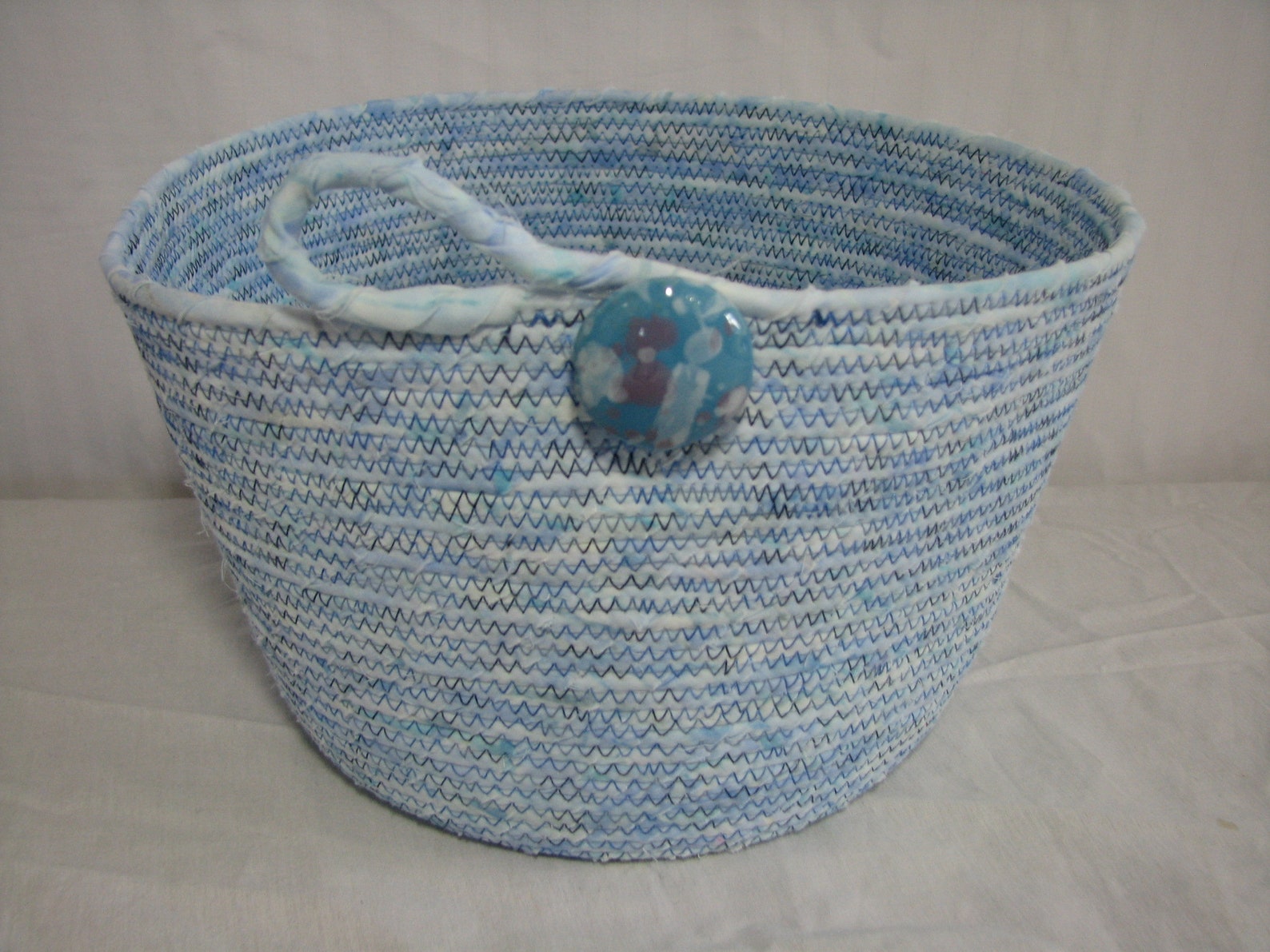 Coiled Rope Basket Etsy