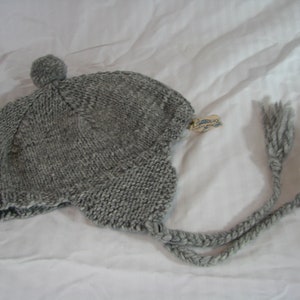 Handknit Wool Flaphat