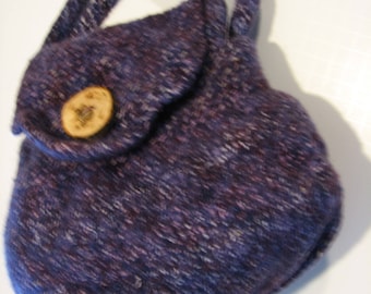 Hand Knit fieltro Linda Bag