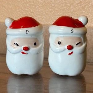 Vintage Winking Santa Claus Napco Shakers