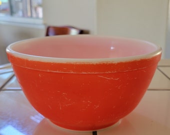 Pyrex Red Mixing Bowl