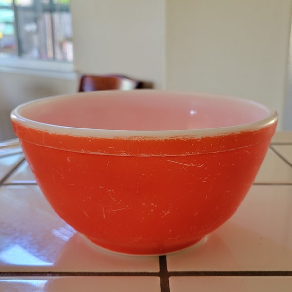 Pyrex Red Mixing Bowl