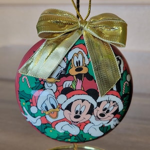 Vintage Enesco Mickey Unlimited Christmas Ornament