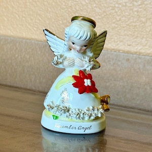 Vintage Christmas Napco December Angel Japan