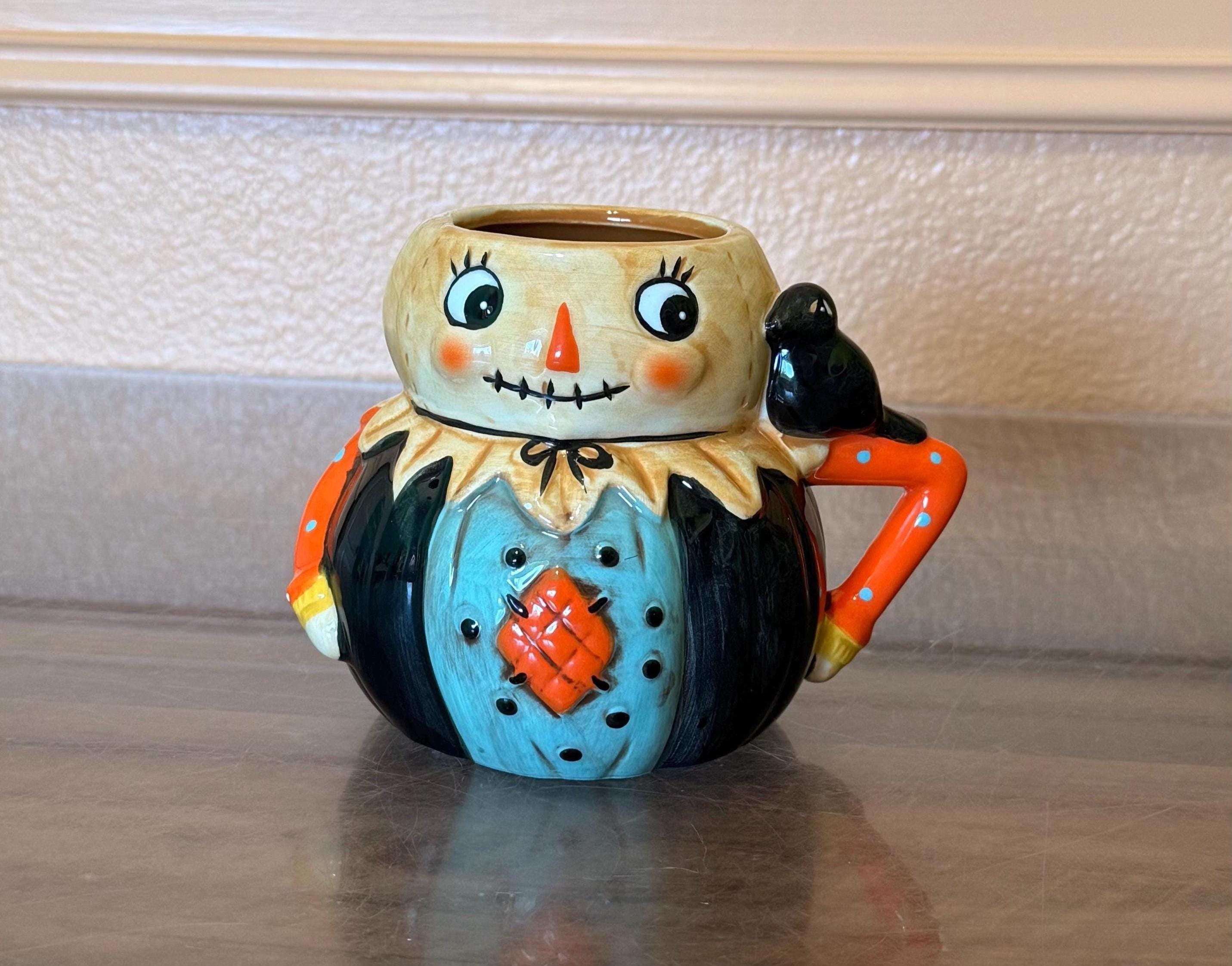 Johanna Parker Transpac Halloween Mr. Scarecrow Mug Small - Etsy
