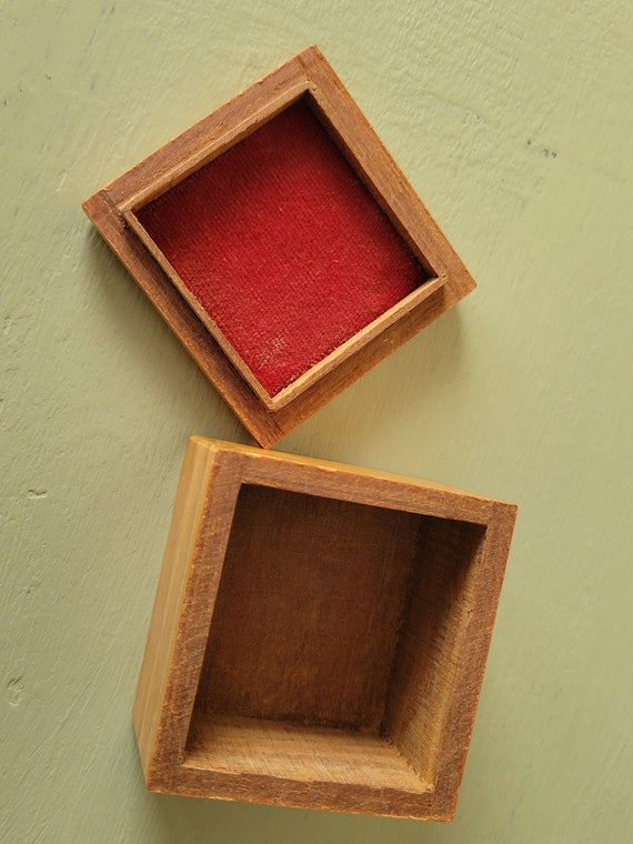 Trio of Trinket Boxes with Wood Inlay - image 5