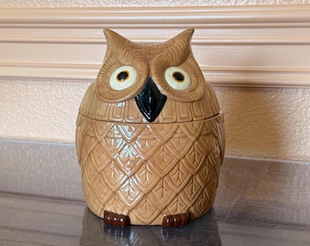 Vintage Hobbyist Owl Cookie Jar