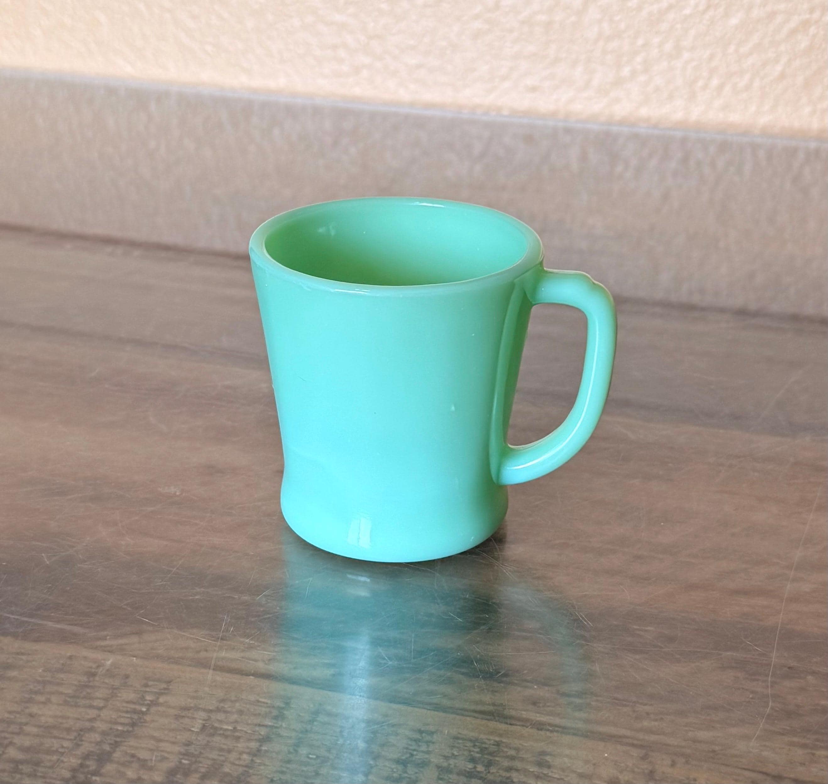 Vintage Fire King D Handle Jadeite Coffee Mug - Etsy