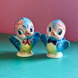 Lefton Bluebird Salt - Etsy