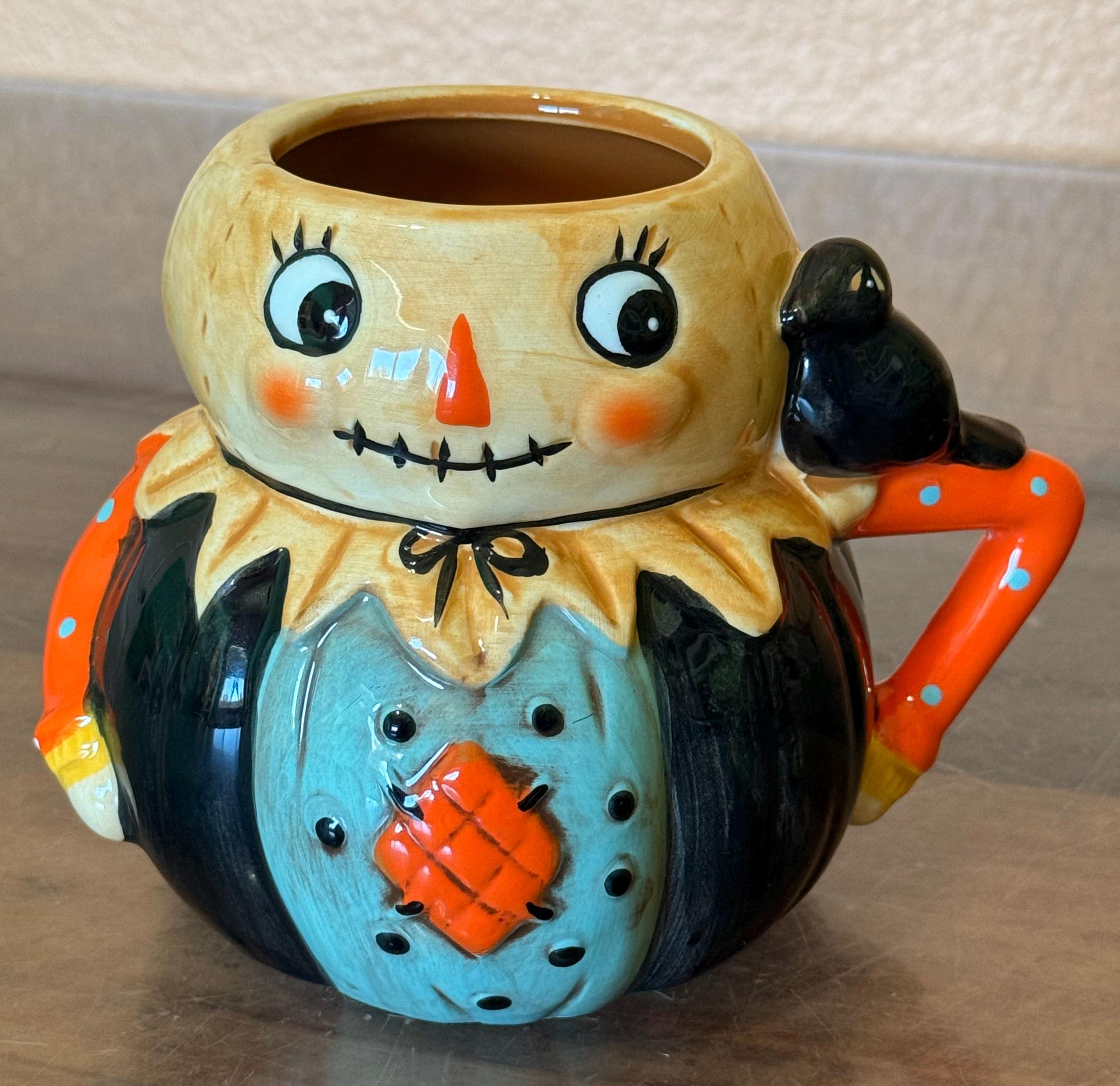 Johanna Parker Transpac Halloween Mr. Scarecrow Mug Small - Etsy