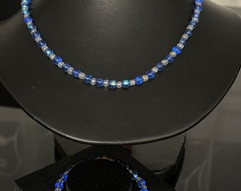 Collier et bracelet de perles