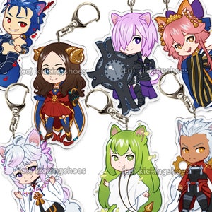 Fate/Grand Order Clear Acrylic Charms