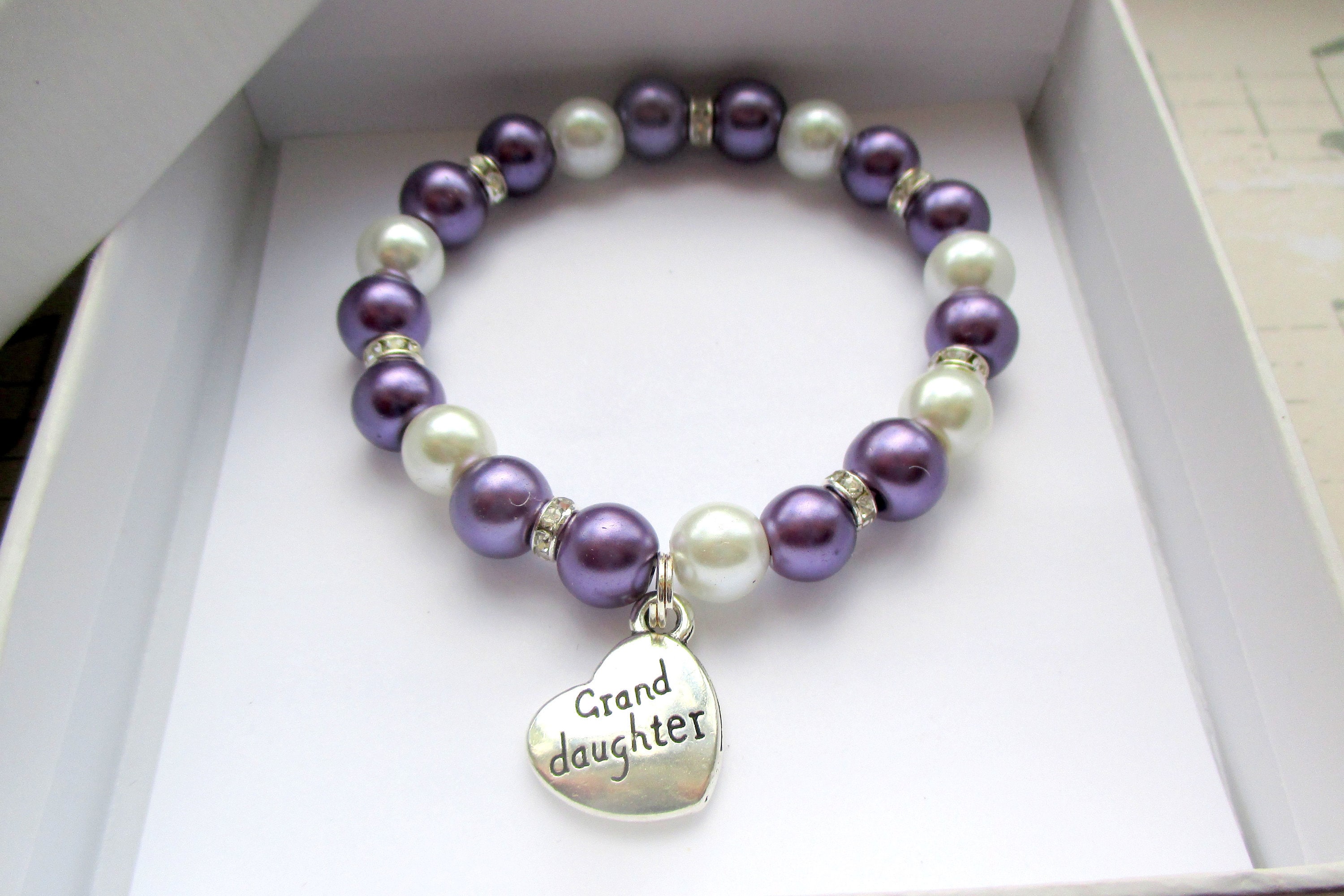 Granddaughter Bracelet Gift for Grandchild Little Girls Etsy