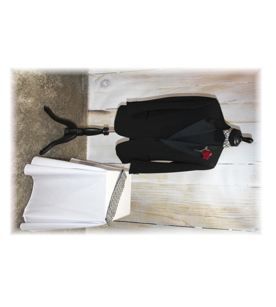 Tuxedo Jacket / Prom King Costume / Magician Costu
