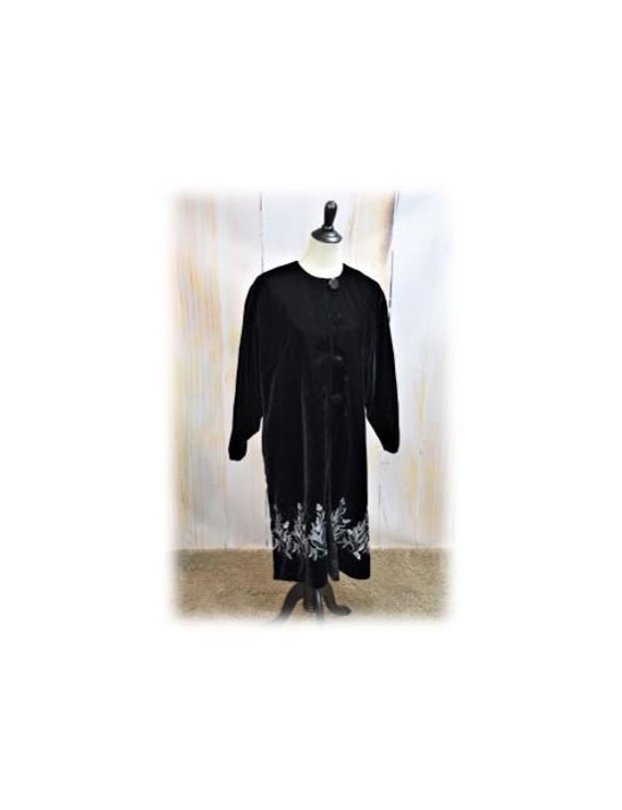 Velvet Opera Coat / Vintage Velvet Jacket / Velvet