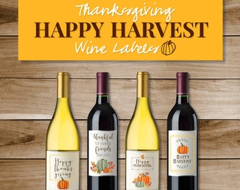 Happy Harvest Banner, Fall Party, Pumpkins, Home Decor, Thanksgiving ...